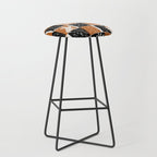 Black Forest check Stool Gallery Image 1