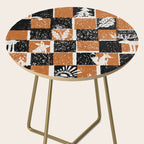 Black Forest check Side Table Gallery Image 2