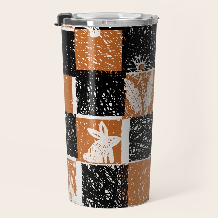 Black Forest check Travel Mug Gallery Image 3