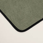 Olive Green Black Abstract Modern Artwork Desk Mat Gallery Image 4