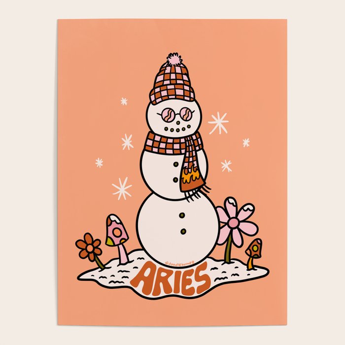 Aries Snowman Poster Gallery Image 4