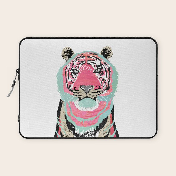 Pink Tiger Laptop Sleeve Gallery Image 1