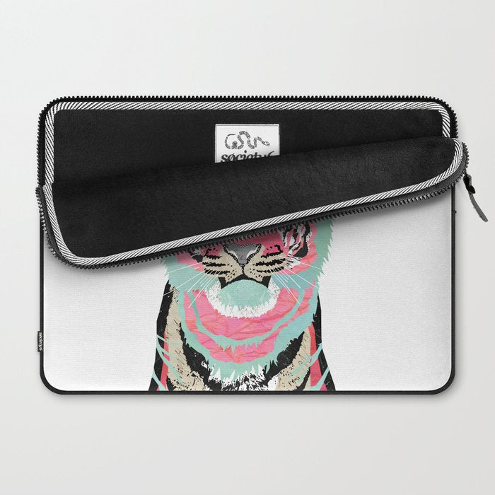 Pink Tiger Laptop Sleeve Gallery Image 2