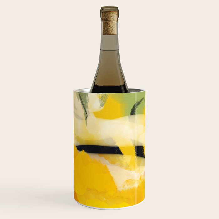 landscape abtract - paysage jaune Wine Chiller Gallery Image 1