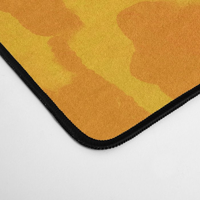 landscape abtract - paysage jaune Desk Mat Gallery Image 4