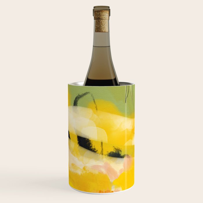 landscape abtract - paysage jaune Wine Chiller Gallery Image 3