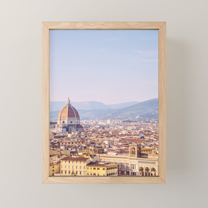 Florence Skyline - Italy Travel Photography Mini Art Print Gallery Image 1