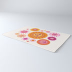 Retro Suns - Pink and Yellow Rug Gallery Image 3