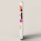 Retro Suns - Pink and Yellow iPhone Case Gallery Image 2