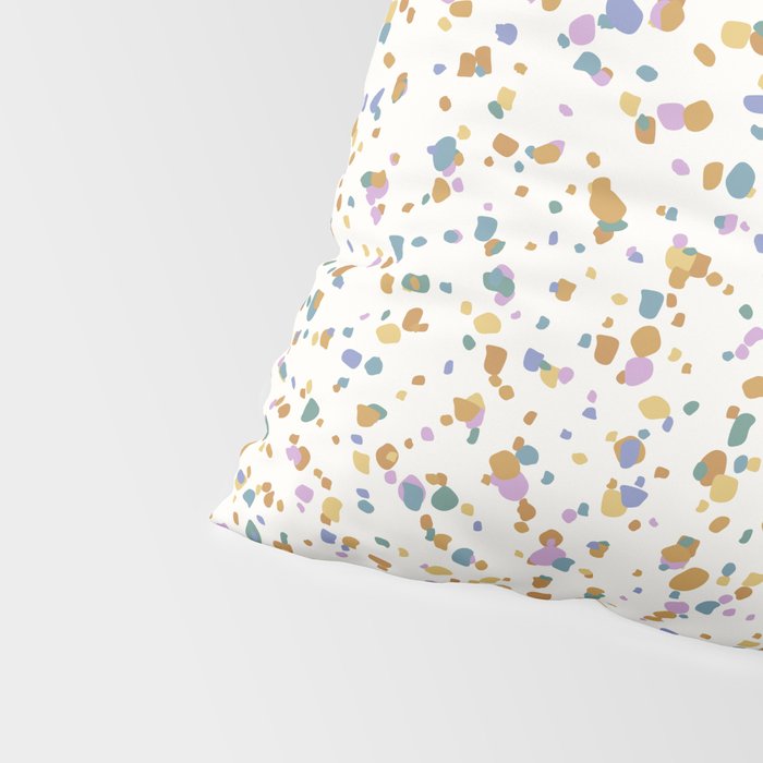 Festive Speckled Dot Pattern - Retro Rainbow Pillow Sham Gallery Image 4