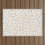 Festive Speckled Dot Pattern - Retro Rainbow Outdoor Rug Gallery Image 1