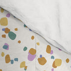 Festive Speckled Dot Pattern - Retro Rainbow Comforter Gallery Image 4