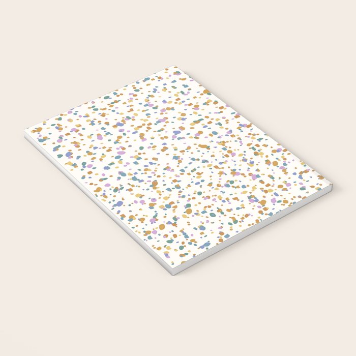 Festive Speckled Dot Pattern - Retro Rainbow Notebook Gallery Image 3