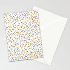 Festive Speckled Dot Pattern - Retro Rainbow Stationery Card Gallery Image 2