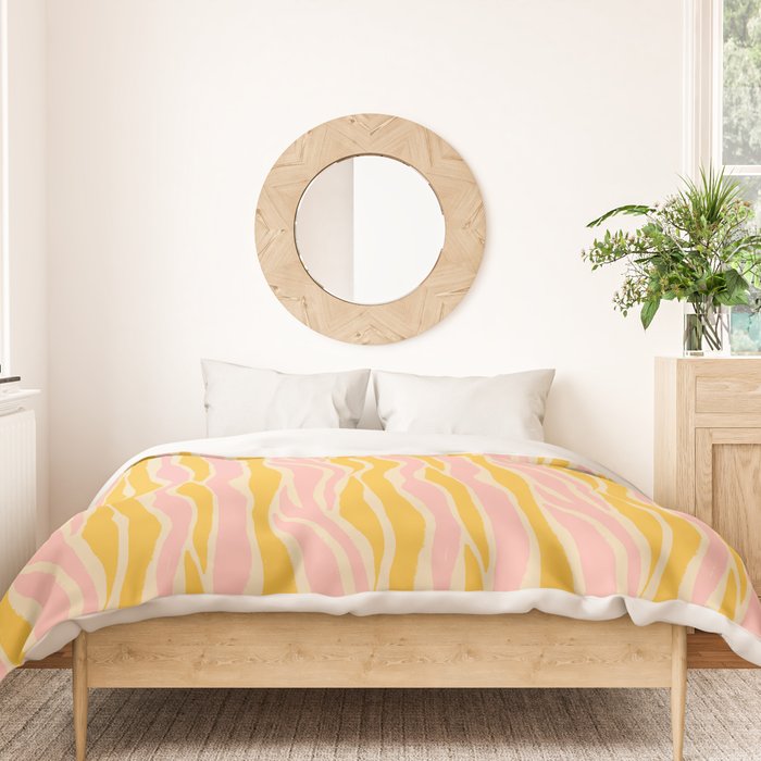 Wavy summer stripe Duvet Cover Gallery Image 3
