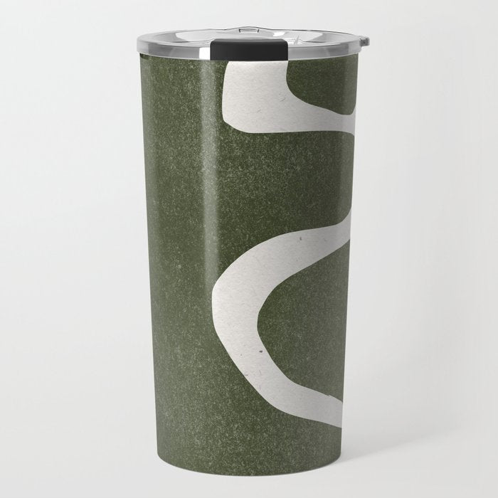 Abstract Retro Shapes Travel Mug Gallery Image 1