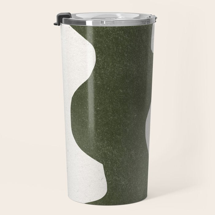 Abstract Retro Shapes Travel Mug Gallery Image 3