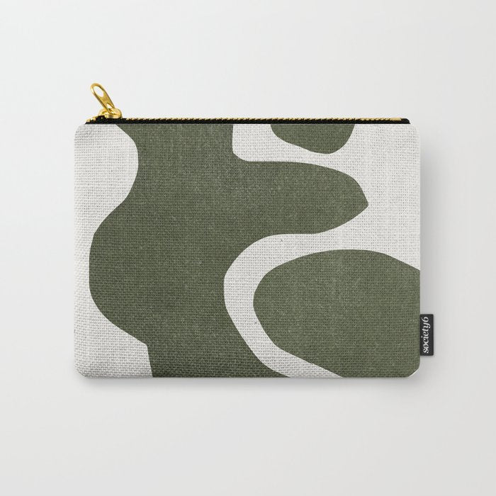 Abstract Retro Shapes Carry All Pouch Gallery Image 1