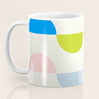 Mid Century Modern Geometry Pastel Coffee Mug Gallery Image 3