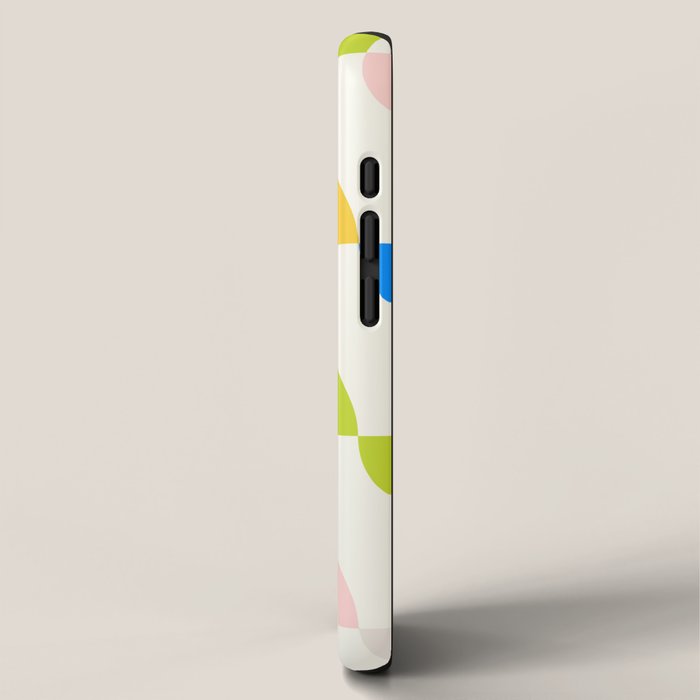 Mid Century Modern Geometry Pastel iPhone Case Gallery Image 2