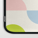 Mid Century Modern Geometry Pastel Laptop Sleeve Gallery Image 3