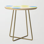 Mid Century Modern Geometry Pastel Side Table Gallery Image 1