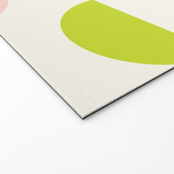 Mid Century Modern Geometry Pastel Welcome Mat Gallery Image 2