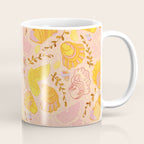 Coastal Oysters on the Beach in Lemon Orange & Peach Coffee Mug Gallery Image 1