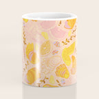 Coastal Oysters on the Beach in Lemon Orange & Peach Coffee Mug Gallery Image 4