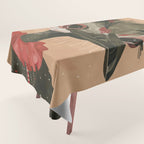 Festive Ostrich Tablecloth Gallery Image 1