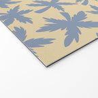 Palm Trees - Blue and Cream Welcome Mat Gallery Image 2