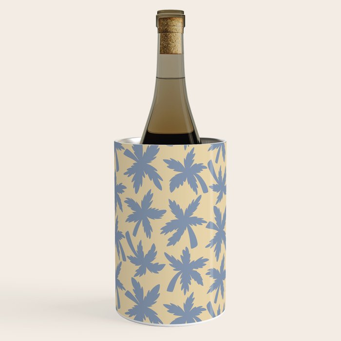 Palm Trees - Blue and Cream Wine Chiller Gallery Image 1
