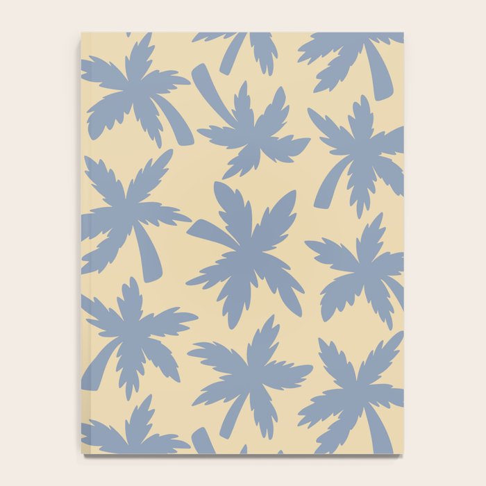 Palm Trees - Blue and Cream Notebook Gallery Image 4