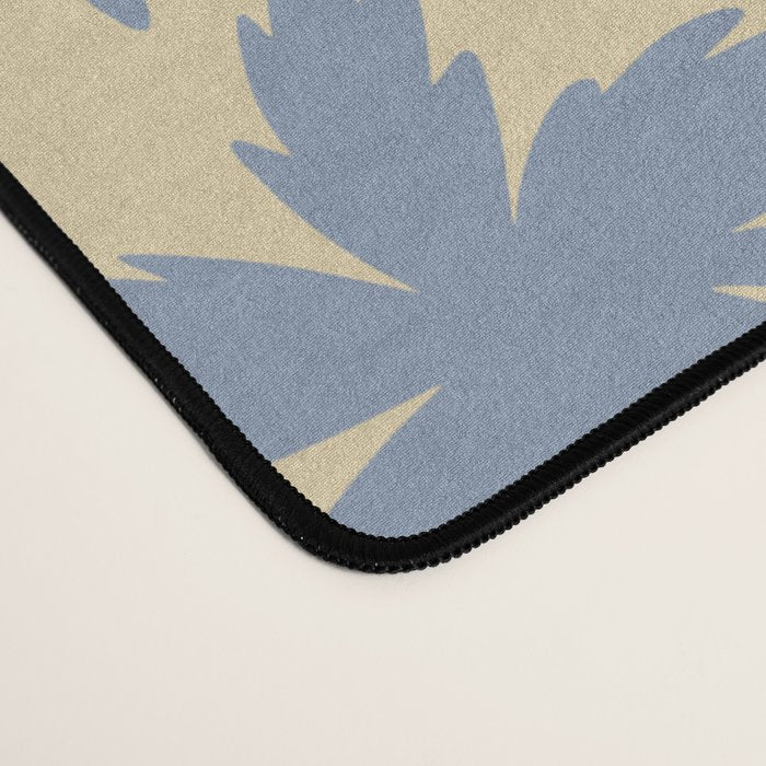 Palm Trees - Blue and Cream Desk Mat Gallery Image 4