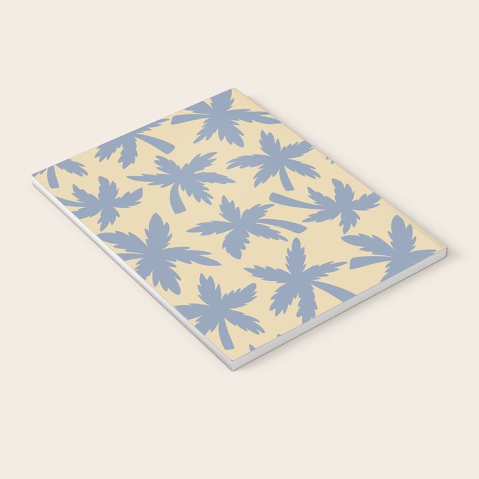 Palm Trees - Blue and Cream Notebook Gallery Image 3