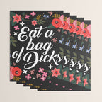 Eat A Bag Of Dicks, Funny Saying Wrapping Paper Gallery Image 3