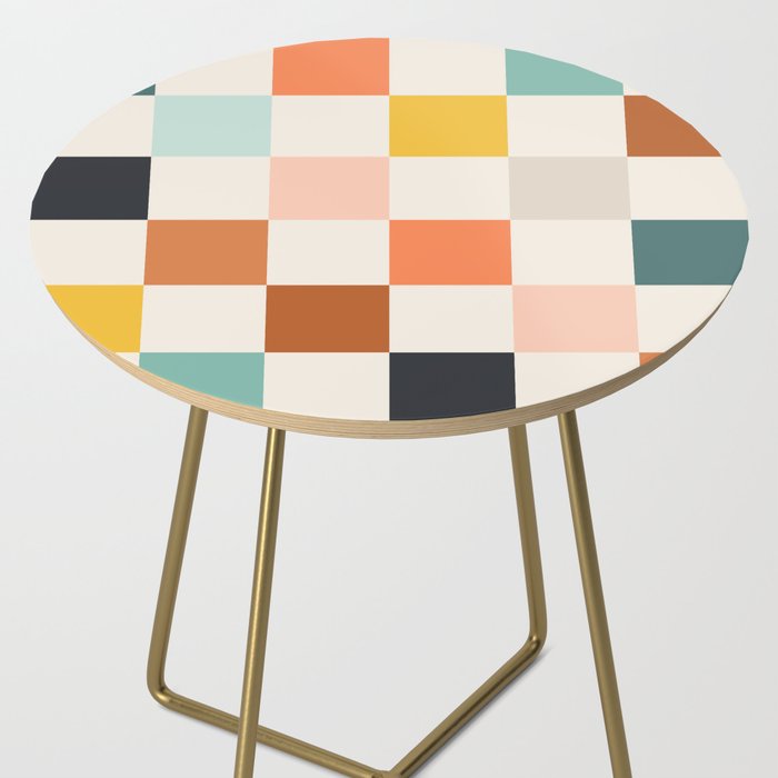 Check mate - earthy Side Table Gallery Image 2