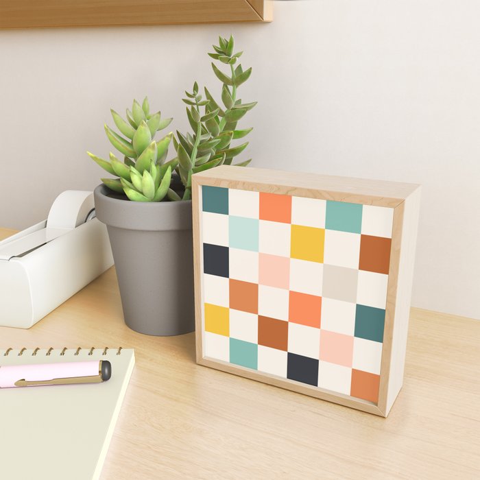 Check mate - earthy Mini Art Print Gallery Image 2