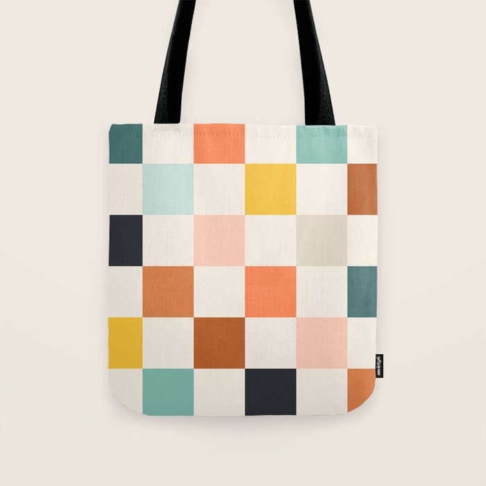 Check mate - earthy Tote Bag Gallery Image 1