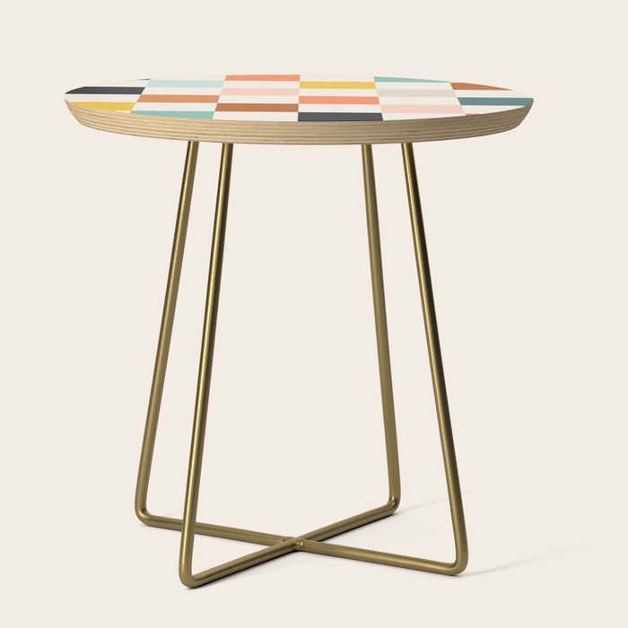 Check mate - earthy Side Table Gallery Image 1