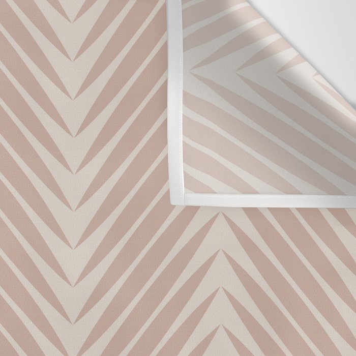 Palm Leaf Pattern - Neutral Beige Wall Tapestry Gallery Image 3
