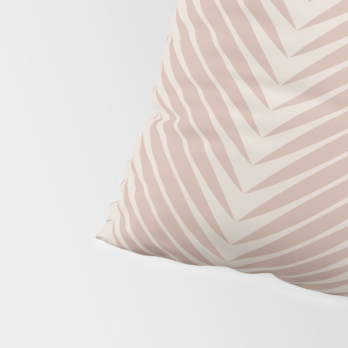 Palm Leaf Pattern - Neutral Beige Pillow Sham Gallery Image 4