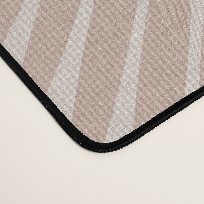 Palm Leaf Pattern - Neutral Beige Desk Mat Gallery Image 4