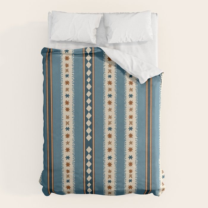 Vintage Woven Stripe - Cozy Heirloom Duvet Cover Gallery Image 6