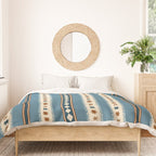 Vintage Woven Stripe - Cozy Heirloom Duvet Cover Gallery Image 3