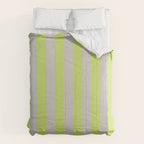 Lime and Chiffon Stripes Comforter Gallery Image 6