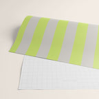 Lime and Chiffon Stripes Wrapping Paper Gallery Image 2