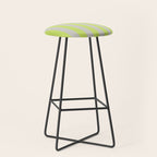 Lime and Chiffon Stripes Stool Gallery Image 1