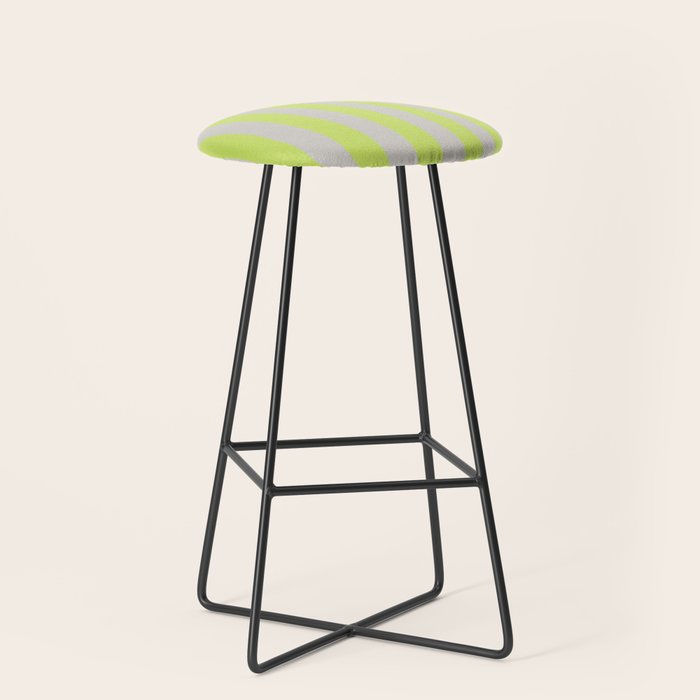 Lime and Chiffon Stripes Stool Gallery Image 1