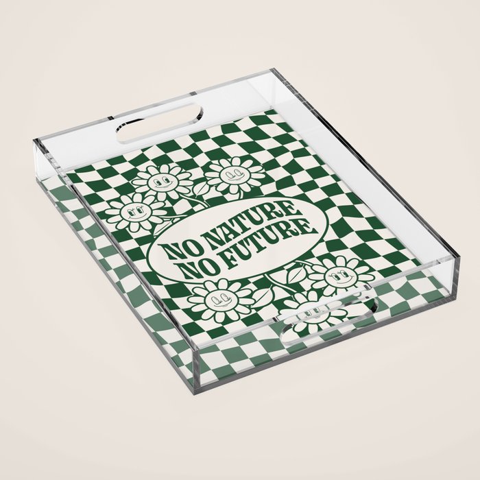 No Nature No Future Acrylic Tray Gallery Image 1